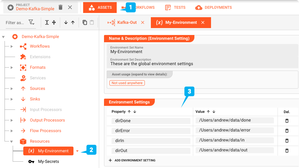 Environment Asset definition