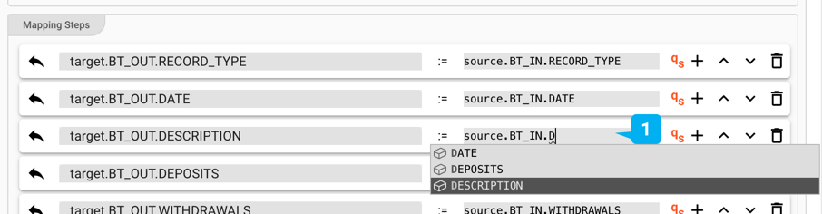 Data Access within Mapping Asset